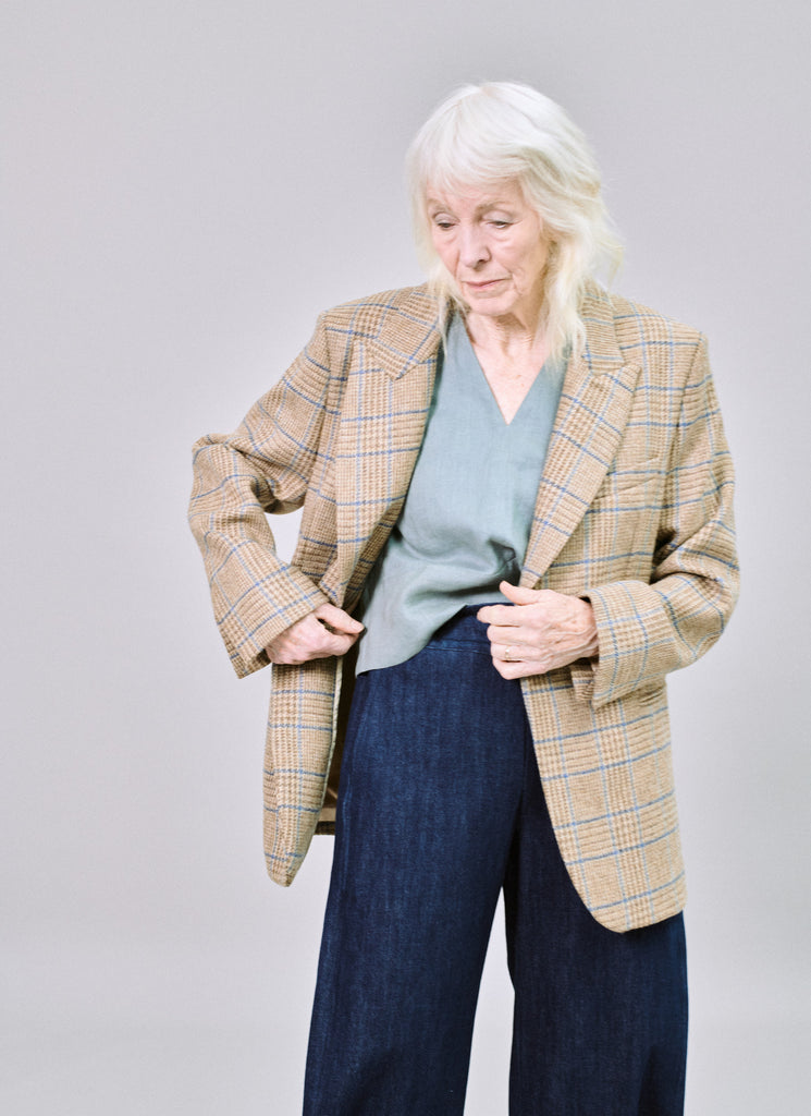 Yaddi Jacket in Magee’s contemporary check wool